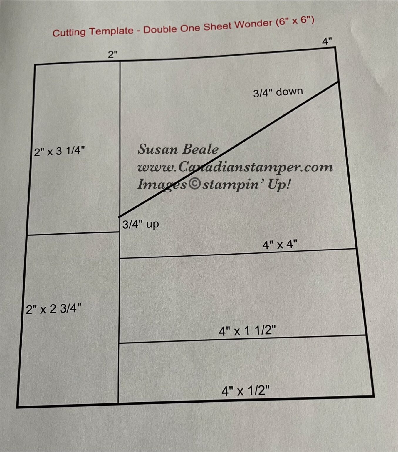 Create 5 cards with this Double One Sheet Wonder template