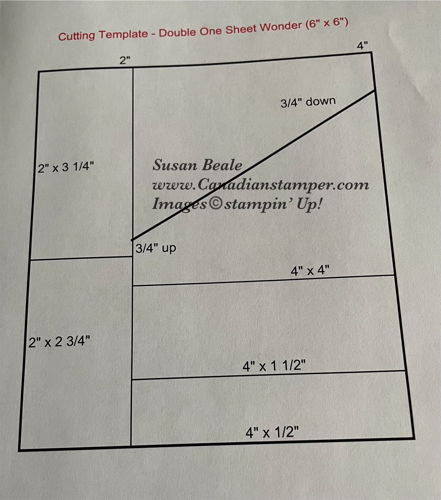 Create 5 cards with this Double One Sheet Wonder template